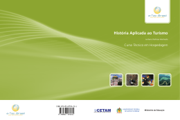 Hist&oacute;ria Aplicada ao Turismo - Rede e-Tec