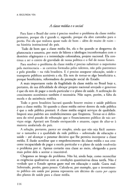A classe m&eacute;dia e o social