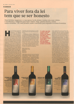 Page 1 Para Viver fora da lei tem que se ser honesto Hans Kristian