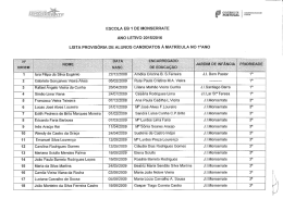 LESTA PR-o-vls&oacute;RiA DE ALUNOS GANoiDAT as &Aacute;