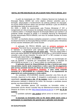 Edital - Diretoria de Ensino Regi&atilde;o Sul