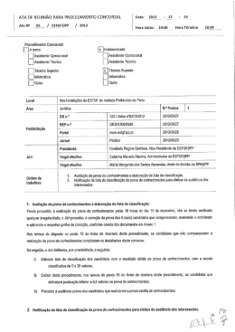 ATA DE REUNI&Atilde;O PARA PROCEDIMENTO coNcunsAL