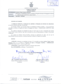 CONSELHO DIRETOR DECISÃO 049/2012 INTERESSADO