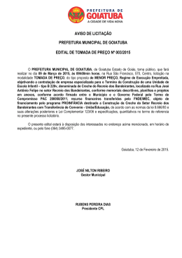 Edital Tomada de Pre&ccedil;os 003-2015