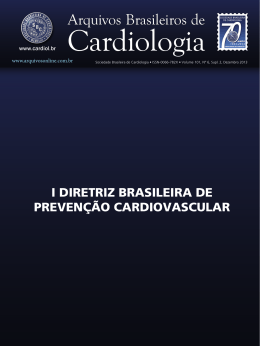 i diretriz brasileira de prevenção cardiovascular