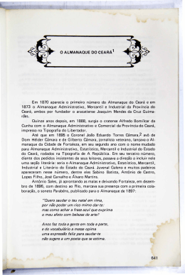 Almanaque do ceará - Academia Cearense de Letras