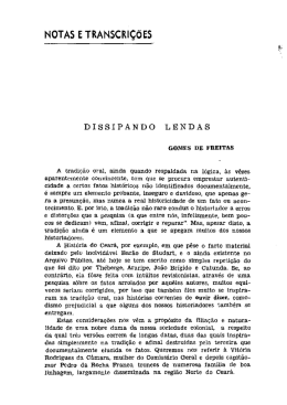 Dissipando lendas - Instituto do Ceará