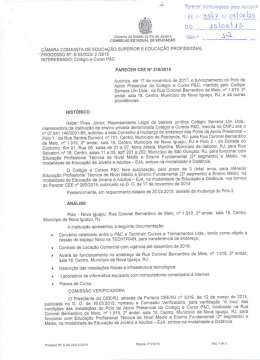 di&aacute;rio oficial - Cursos P&C Serrana