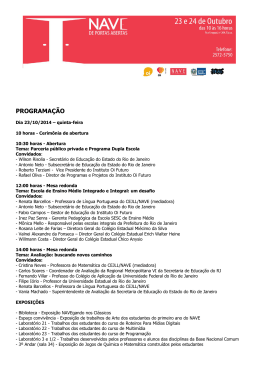 PROGRAMA&Ccedil;&Atilde;O