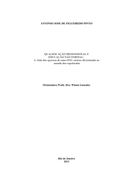ANTONIO JOSE DE FIGUEIREDO PINTO QUALIFICA&Ccedil;&Atilde;O