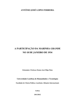 Disserta&ccedil;&atilde;o Ant&oacute;nio Jos&eacute; Ferreira