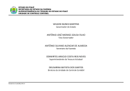 WILSON NUNES MARTINS ANT&Ocirc;NIO JOS&Eacute; MORAES