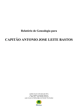 Antonio Jose Leite Bastos