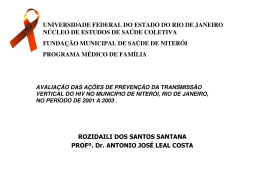 ROZIDAILI DOS SANTOS SANTANA PROF&ordm;. Dr. ANTONIO JOS&Eacute;