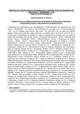 Abertura Edital republicado