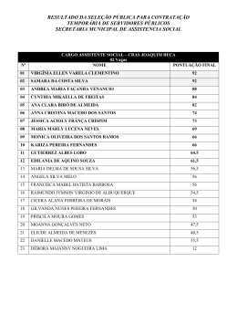 resultado oficial processo seletivo simplificado da secretaria de