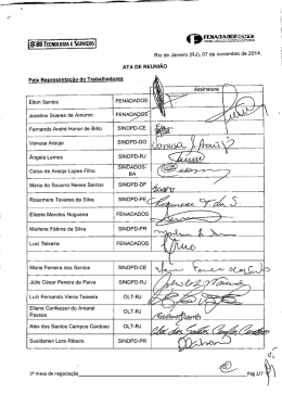 Ata da 3ª reunião - Sindpd-pa