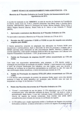 5ª reunião - 18/06/2013