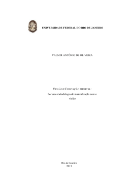 viol&atilde;o e educa&ccedil;&atilde;o musical