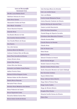 Lista de delegados da sociedade civil da II Conferência LGBT