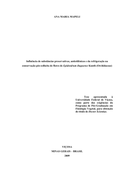 ANA MARIA MAPELI Influ&ecirc;ncia de subst&acirc;ncias preservativas