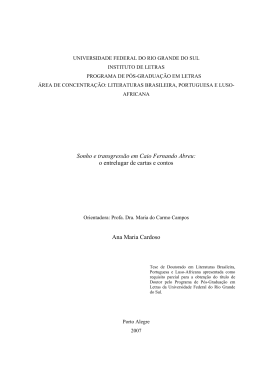 Ana Maria Cardoso - Reposit&oacute;rio Institucional da UFRGS