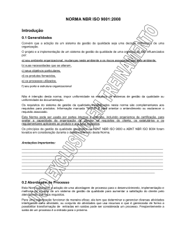 Interpreta&ccedil;&atilde;o da Norma NBR ISO 9001-2008