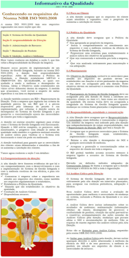 Informativo da Qualidade