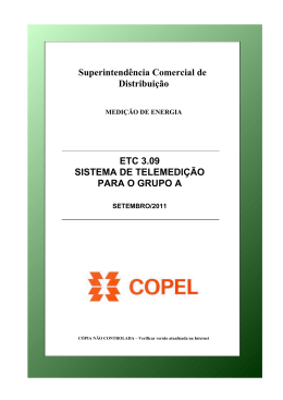 ETC 3.09 - Telemedicao WEB do Grupo A - setembro 2011