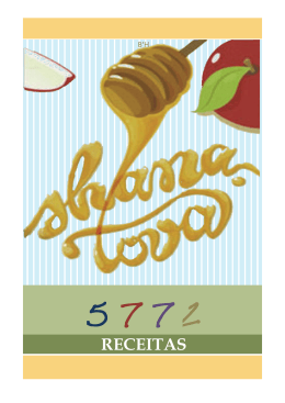 RECEITAS - Mishcan Menachem
