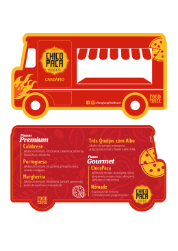 Veja nosso Card&aacute;pio - ChicoPaca