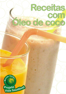 Receitas com &Oacute;leo de Coco Rede Mundo Verde &ndash; Ano 1 &ndash; Livro 6
