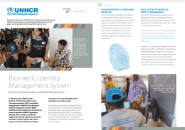 Biometric Identity Management System