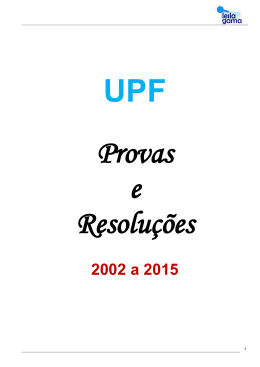 UPF-provas e resolucoes
