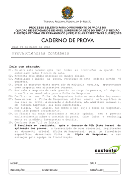 PROVA DE CIENCIAS CONTABEIS