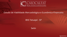 Estudo de Viabilidade Mercadol&oacute;gica e