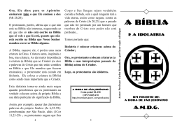 A Bíblia - Diocese de FW