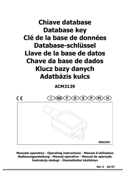 Chiave database Database key Clé de la base de données