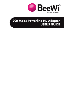 200 Mbps Powerline HD Adapter USER`S GUIDE