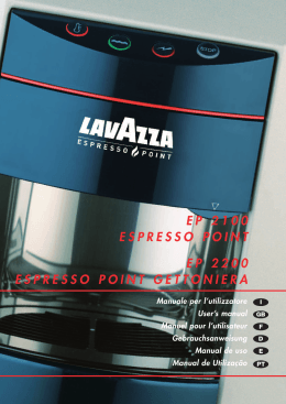ep 2100 espresso point ep 2200 espresso point gettoniera