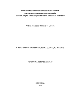 Andrea Aparecida Brilhante de Oliveira A IMPORT&Acirc;NCIA DA