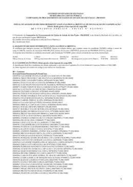GOVERNO DO ESTADO DE SO PAULO