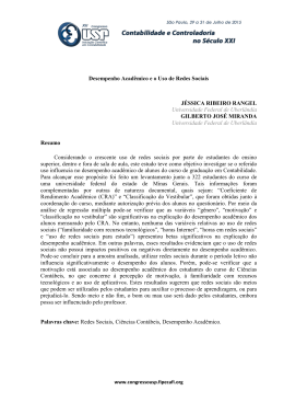 Desempenho Acad&ecirc;mico e o Uso de Redes Sociais J&Eacute;SSICA