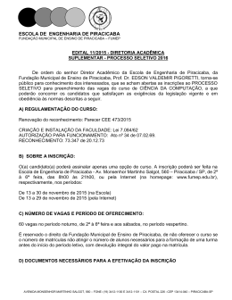 DIRETORIA ACAD&Ecirc;MICA/GABINETE