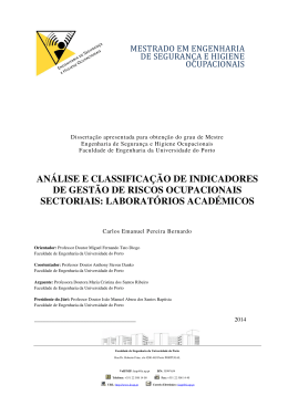 an&aacute;lise e classifica&ccedil;&atilde;o de indicadores de gest&atilde;o de riscos