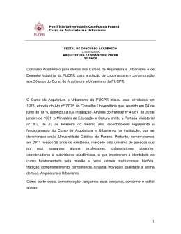 1 Concurso Acad&ecirc;mico para alunos dos Cursos de