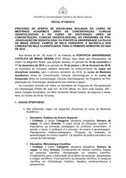 Edital - PUC Minas