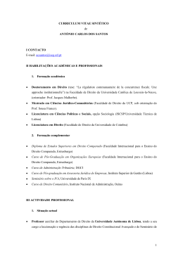 ANT&Oacute;NIO CARLOS DOS SANTOS