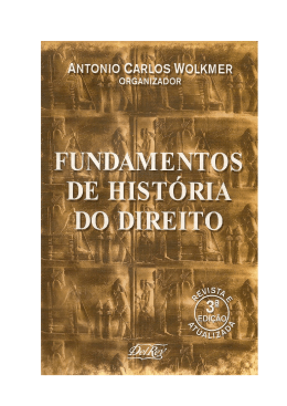Fundamentos de Historia do Direito - Antonio Carlos