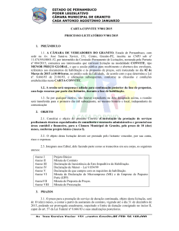 ESTADO DE PERNAMBUCO PODER LEGISLATIVO